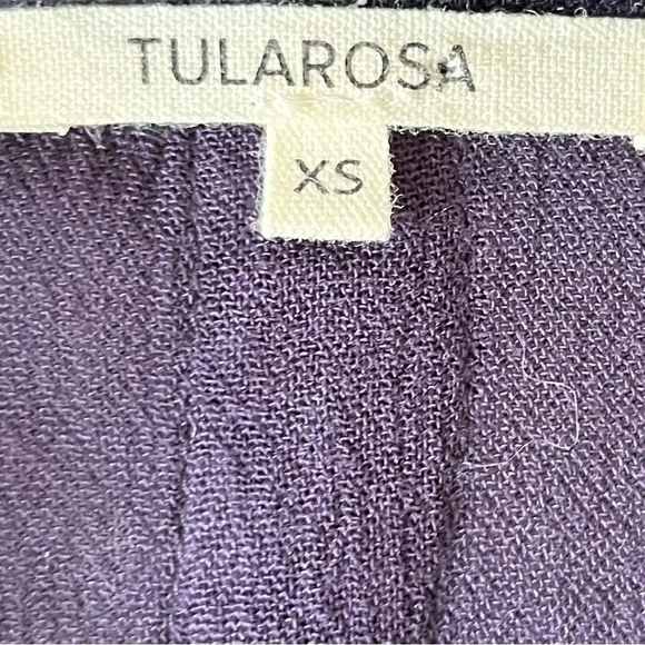 Tularosa Arabella Embroidered Navy Blue Tunic Dress Size XS - Picture 6 of 6